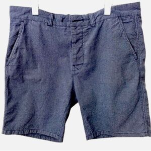 ProJEK Raw, Blue, Size 36 Flat Front Button Up Bermuda Shorts